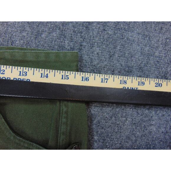 WES Cargo Pants Unisex 31x27 Green Pockets Sweden - Picture 8 of 13